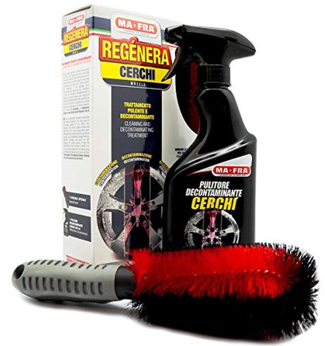 Complete Herstelkit voor Velgen - Reinigingsspray 500ml en Speciale Borstel