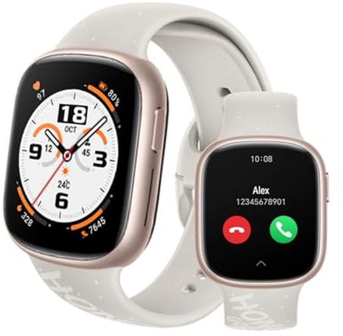 Smartwatch met 1,75 inch AMOLED Display, GPS, Bluetooth en 14 Dagen Batterijduur