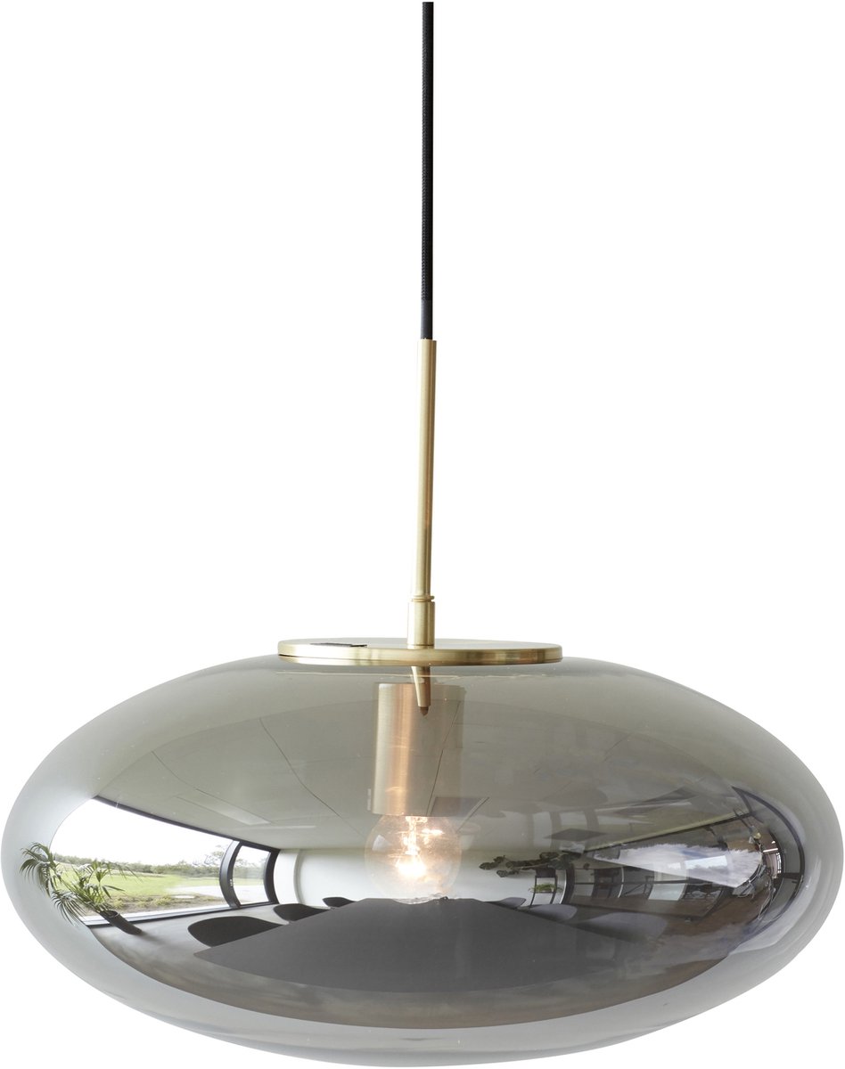 Hübsch hanglamp Reflect Brass Smoked