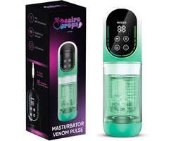 Desiredrops® Venom Pulse - masturbator voor mannen electrisch – Automatische Masturbator voor Mannen – Blowjob Simulator – verschillende intensiteiten – Luxe Sex Toy - masturbator voor man – masturbator voor mannen blowjob - Discreet