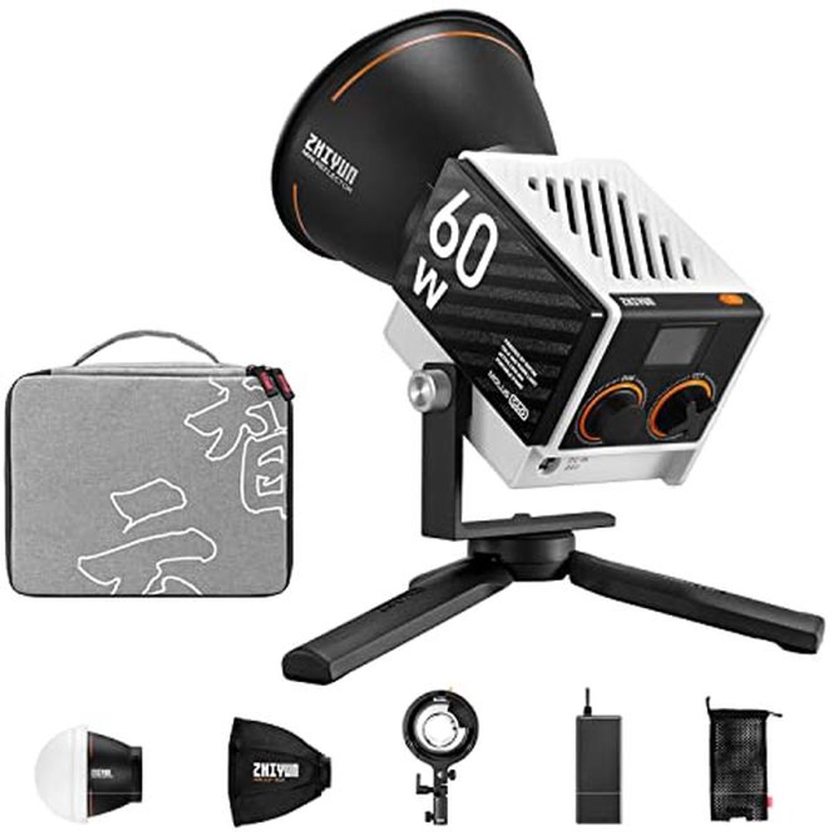 60W LED Video Light - Draagbare Bi-Color Streaming Licht met Hoog Rendement voor YouTube