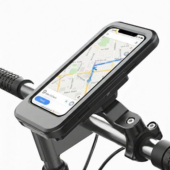 Lightyourbike ® VOLT V2 - Support de téléphone pour vélo et banque d'alimentation 5 000 mAh - Étanche