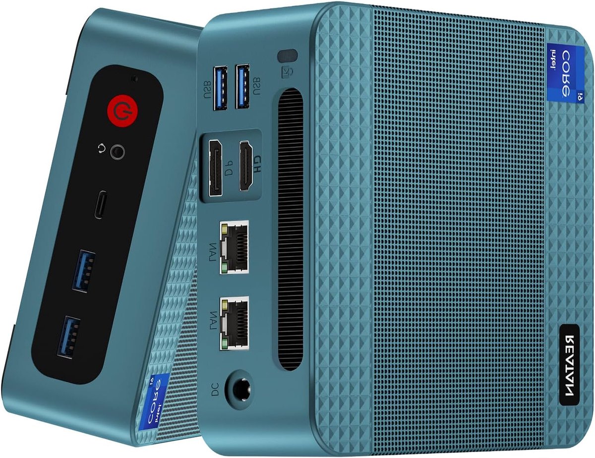Mini Gaming PC – Mini-PC – Compacte Desktop – Krachtige Computer – Mini Workstation – Intel i9-12900H Processor – 32GB DDR5 RAM & 1TB PCIe 4.0 SSD