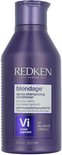 Bouteille de conditionneur violet Redken Blondage.