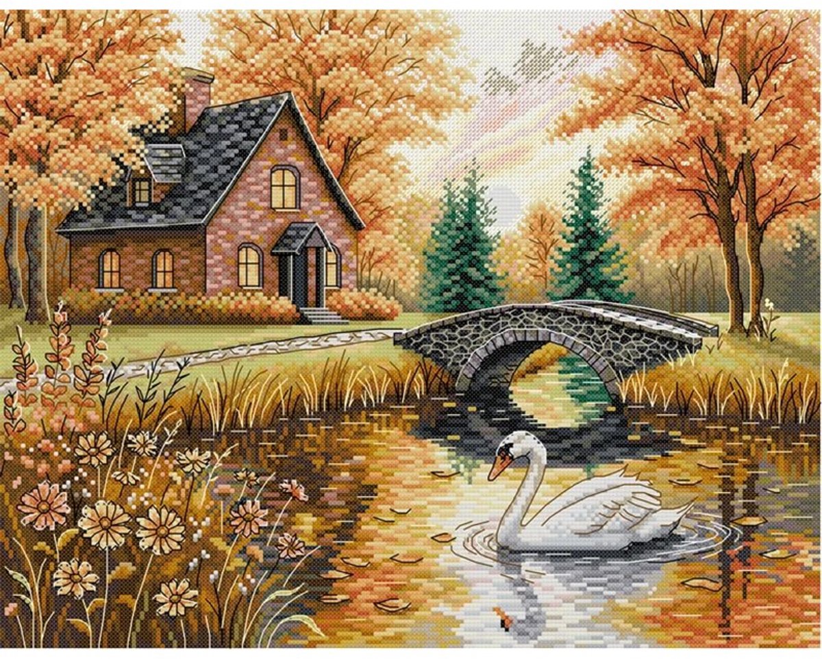 Borduurpakket Betoverende Herfst