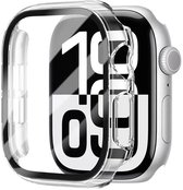 Stravo Case / Hoesje voor Apple Watch Series 11 / 10 42mm – Full Cover met Screenprotector – Hardcase Beschermhoesje – Transparant