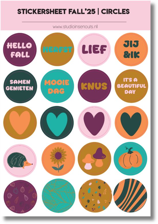 stickervel-circles-fall-25-bol