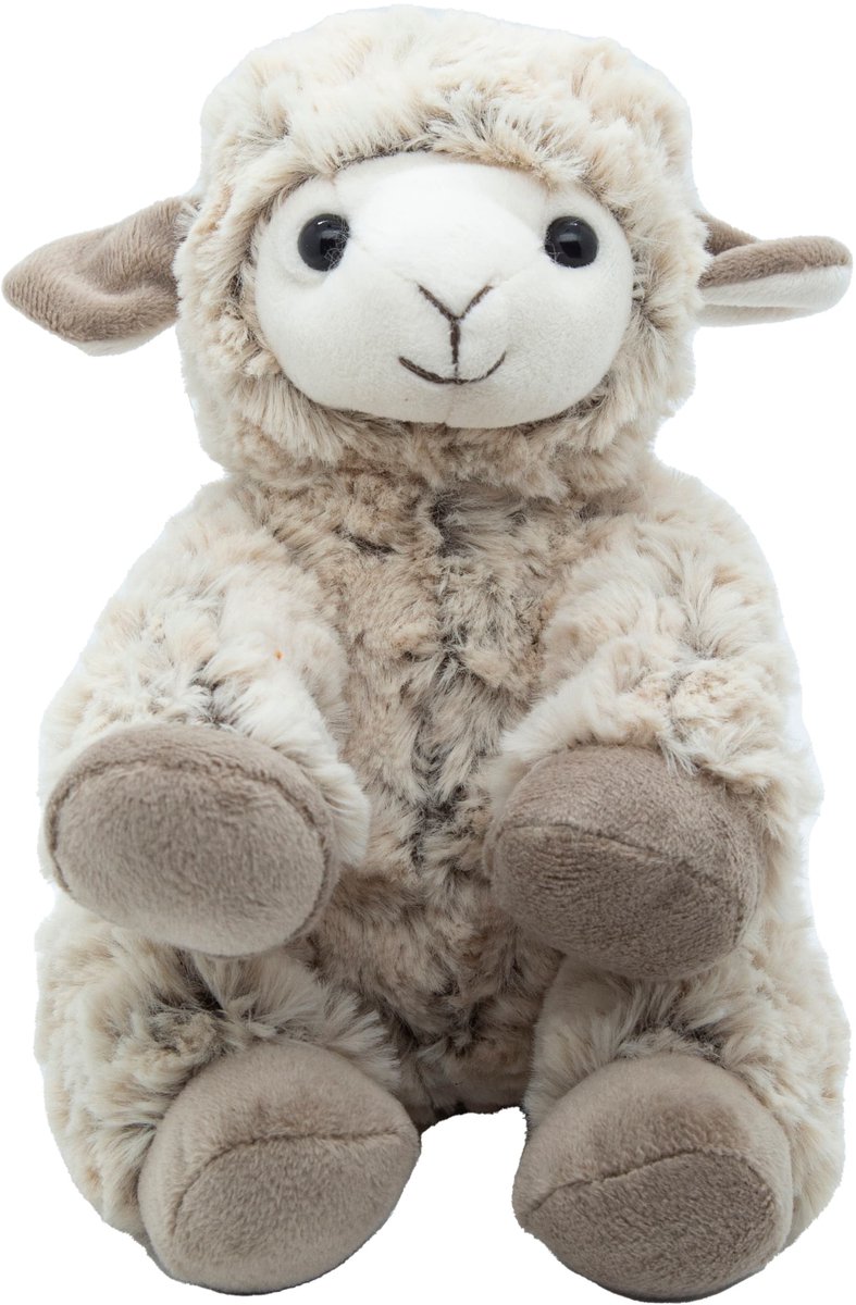 Cute since 1999 - Knuffel Lammetje - Zittende Lammetje speelgoed - Baby knuffel - 19cm