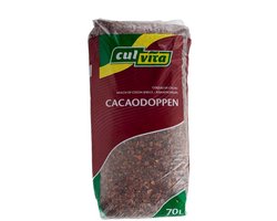 Culvita - Cacaodoppen 70 Liter - Cacao geurende bodembedekker - Organische bodemverbeteraar