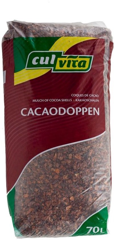 Culvita – Cacaodoppen 70 Liter – Cacao geurende bodembedekker