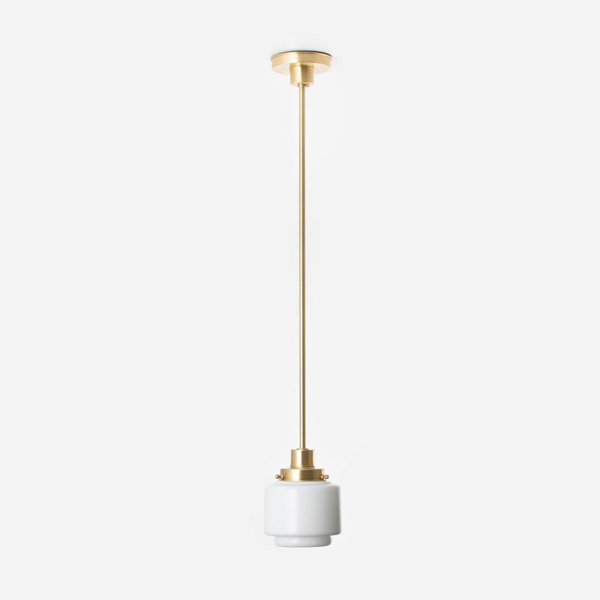 Hanglamp Getrapte Cilinder Small 20's Messing - Art Deco Trade