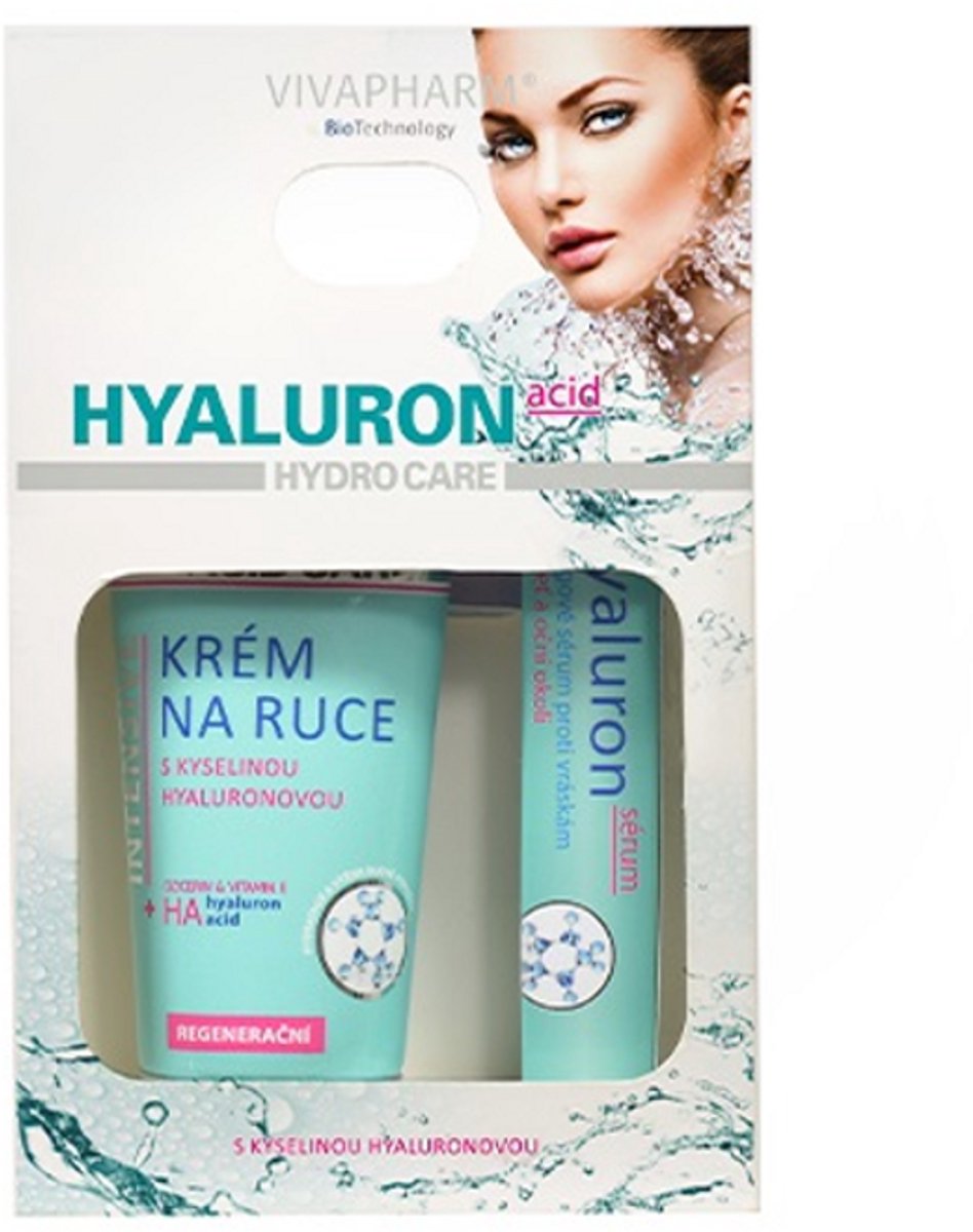Luxe cosmetica-geschenkset met hyaluronzuur