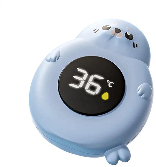 Babybadthermometer, LED-scherm, schattig walvisontwerp, waterdichte digitale badthermometer, meet de temperatuur nauwkeurig. van Merkloos — afbeelding 4