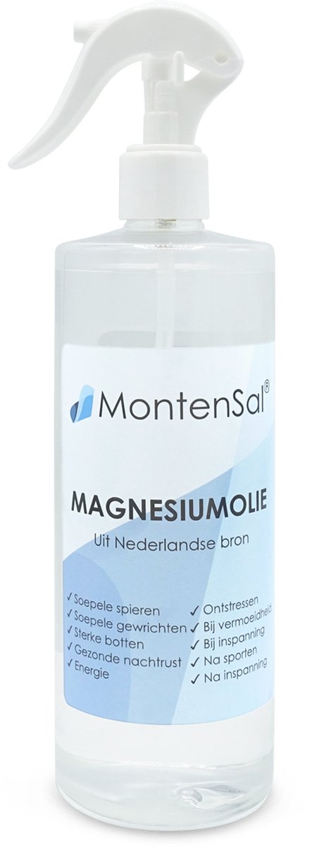 MontenSal - Magnesium Olie - Uit Nederlandse Bron - 500 ml