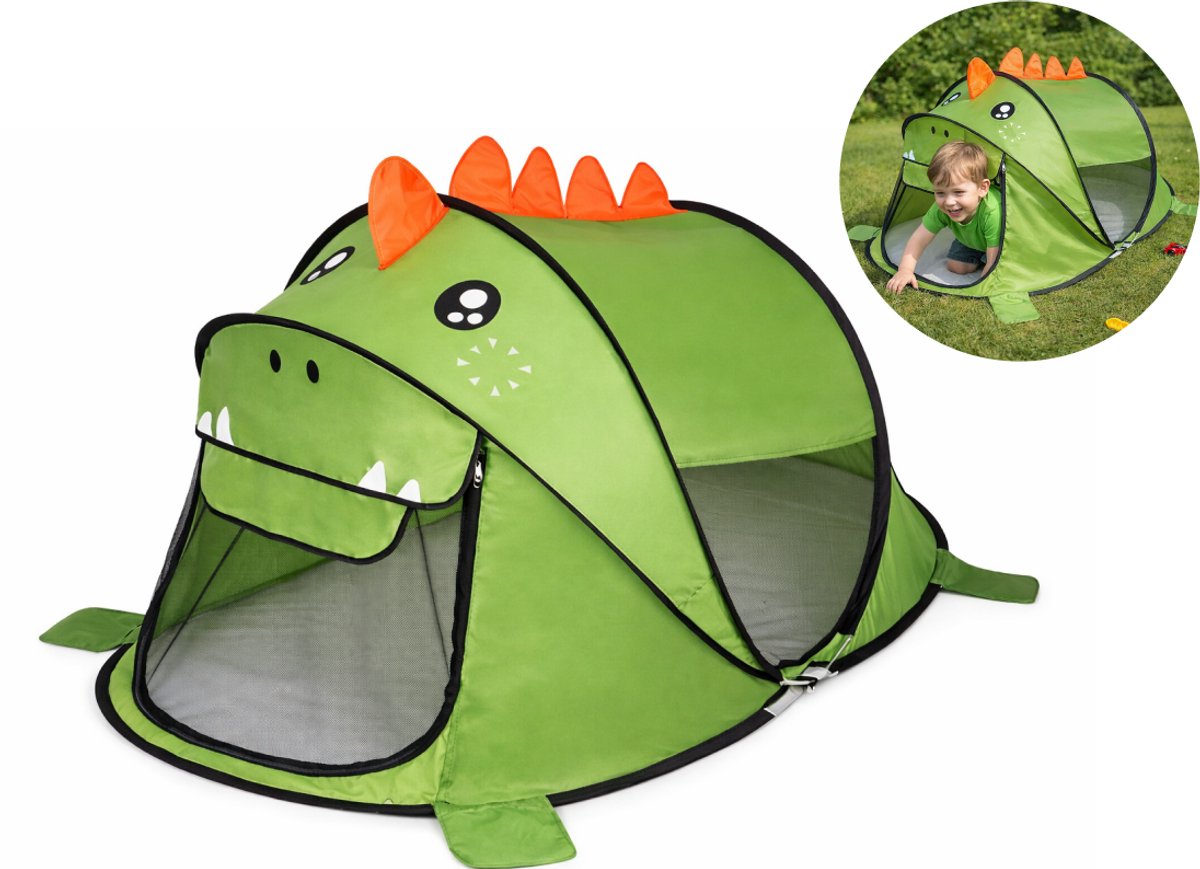 Goodz4All Dinosaurus Speelgoed Speeltent Pop Up Tent Speelhuis Popup Kindertent Dino 182x96x86 cm Pop-up Tenten Dieren Speelgoed
