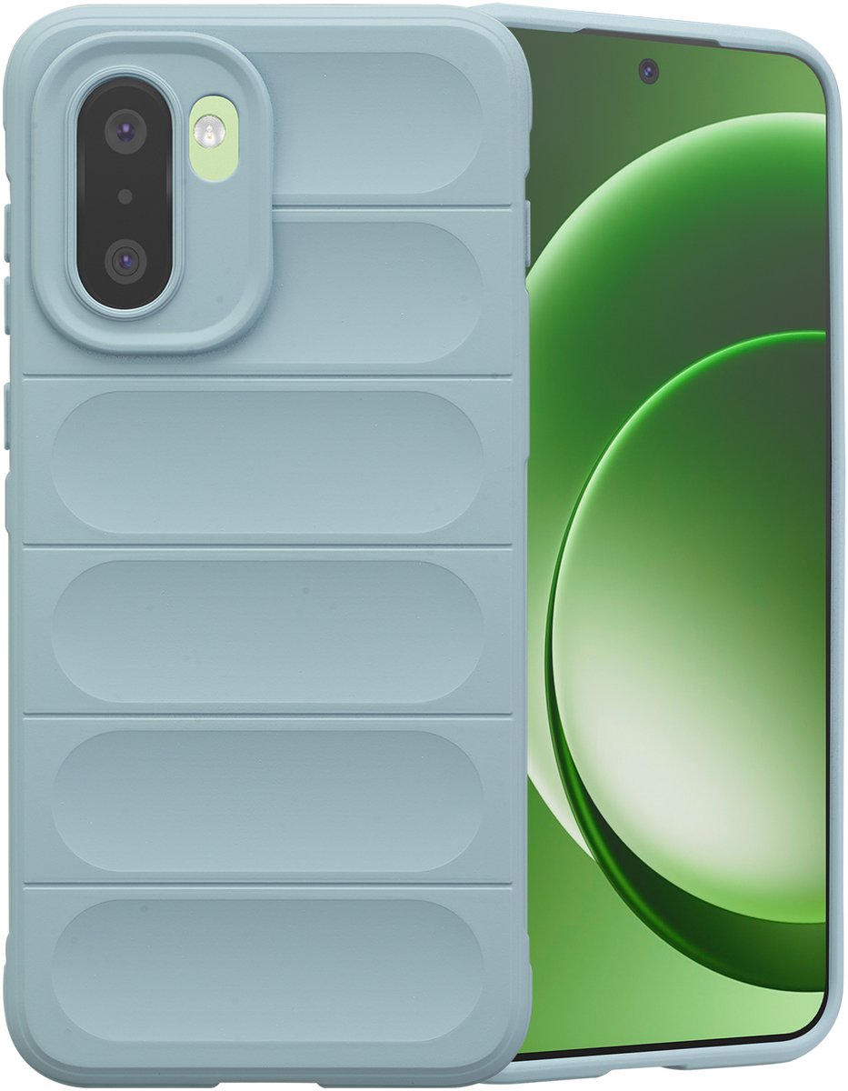 imoshion Hoesje - Geschikt voor OnePlus 15R - EasyGrip Backcover - Lichtblauw