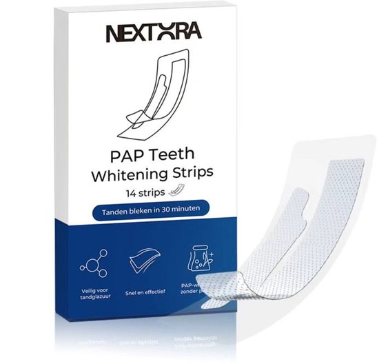 Nextora Whitening Strips - PAP+ Whitening Strips