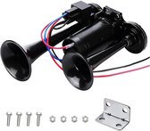 Super Luide Dubbele Luchthoorn 600dB met Compressor voor 12V Auto, Vrachtwagen en Boot