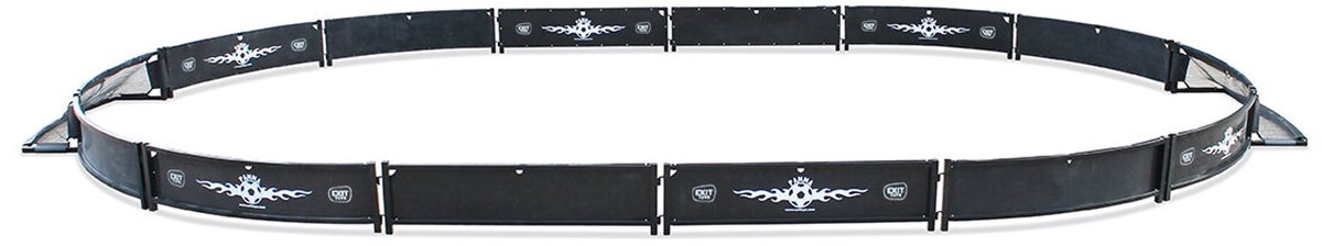 EXIT Pannaveld Voetbal ovaal 795x488cm - Straatvoetbal - Voor Buiten