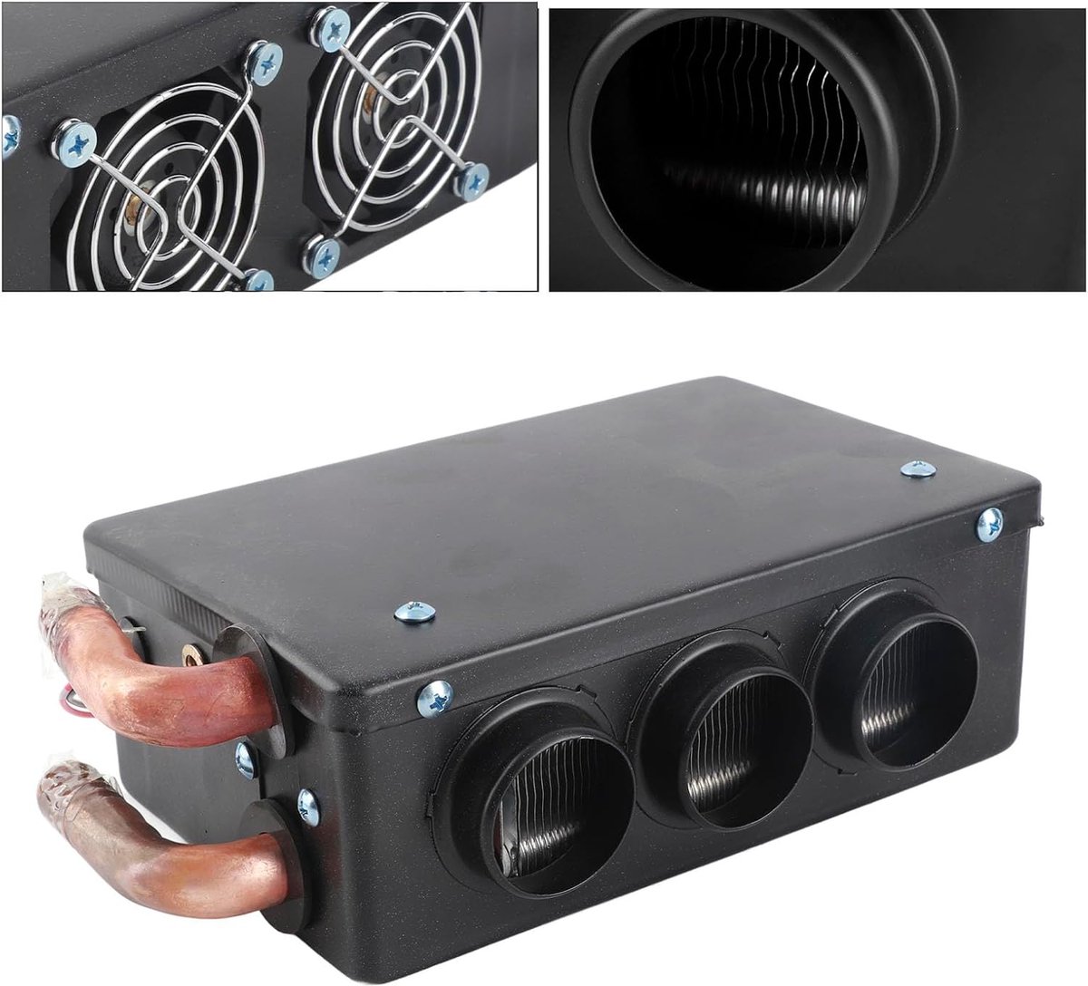 Draagbare 12V Auto Voorruitverwarming met 3 Uitlaten voor Snel Ontdooien en Verwarming