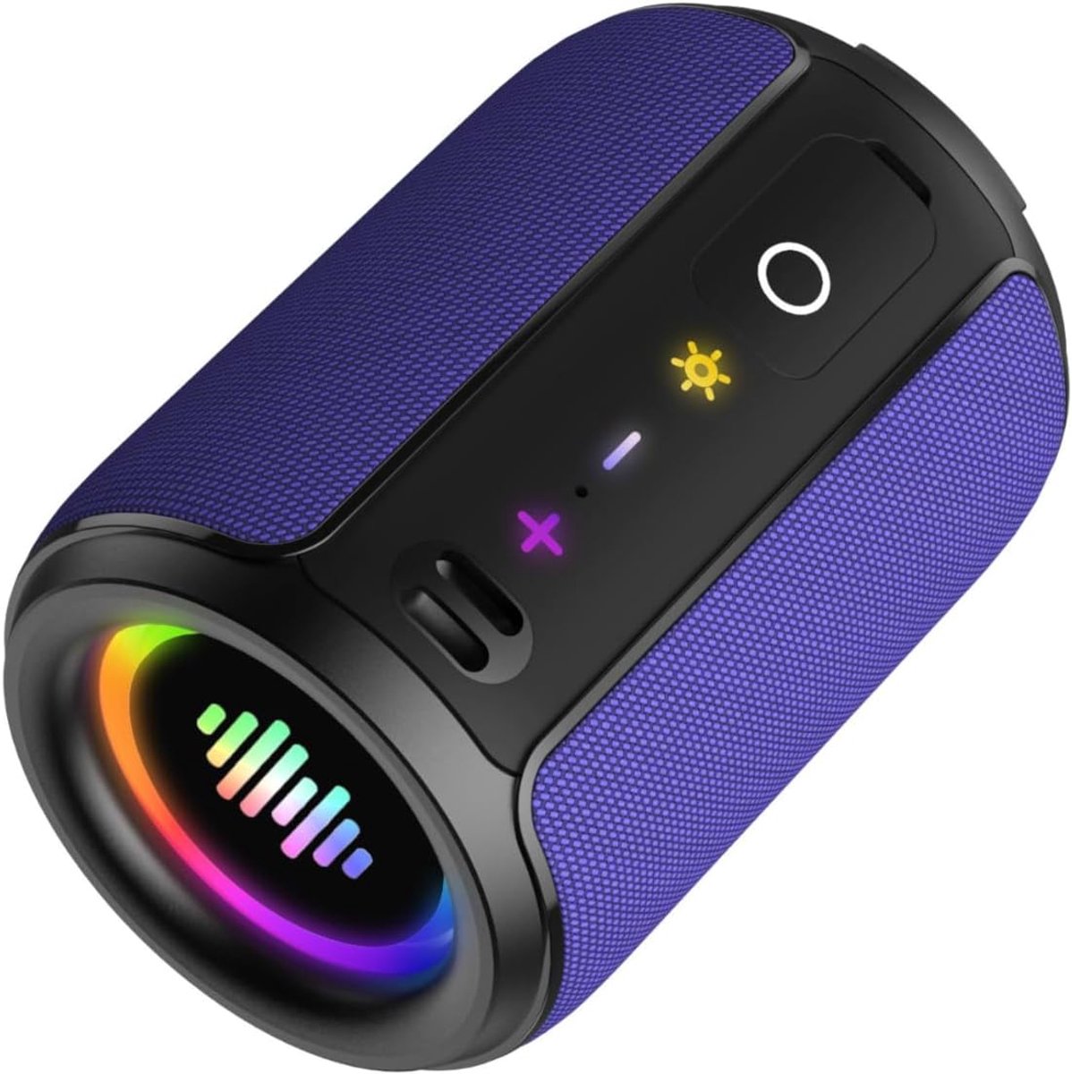 Draagbare Waterdichte Bluetooth Speaker met LED Verlichting
