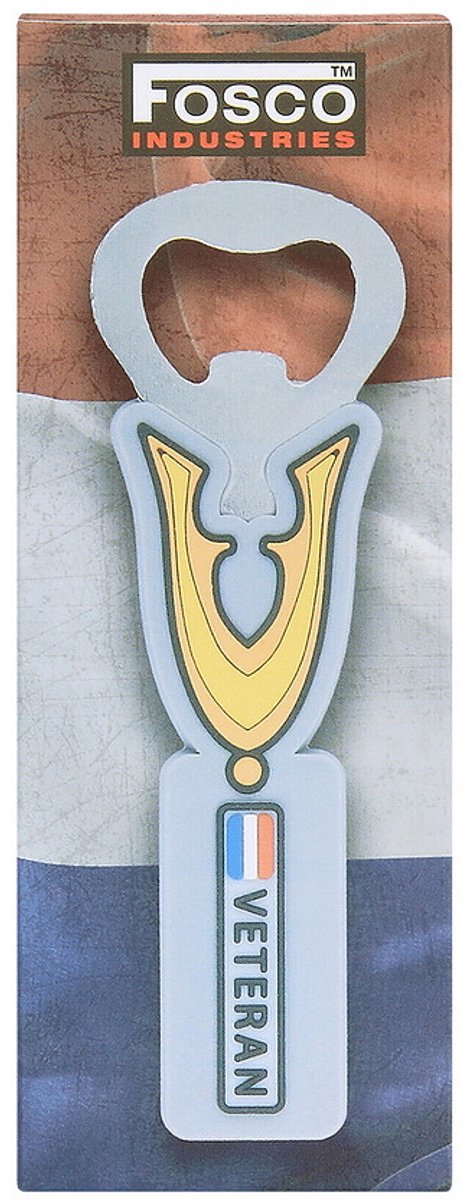 Flesopener 3D PVC Dutch Veteran