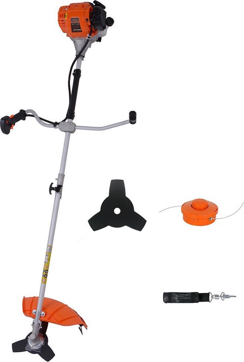 Bol.com Kibani 4-takt Bosmaaier Benzine - kantenmaaier - grastrimmer - tuingereedschap incl. accessoires aanbieding