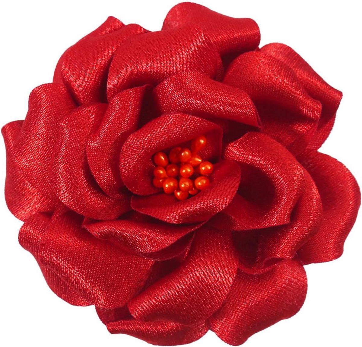 Roze Haarclip Bloem Voorfeest Bruiloft Corsage Hoofdtooi Haarspeld Accessoire Oranje