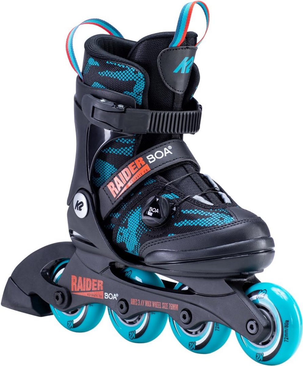 Verstelbare Inline Skates voor Jongens - Comfortabele Fitness Skates met Boa Sluiting