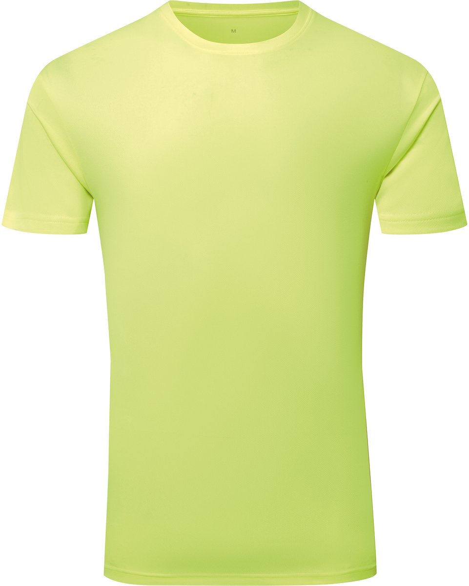 TriDri Men´s Textured Recycled T-Shirt TR503 - Lightning Yellow - S