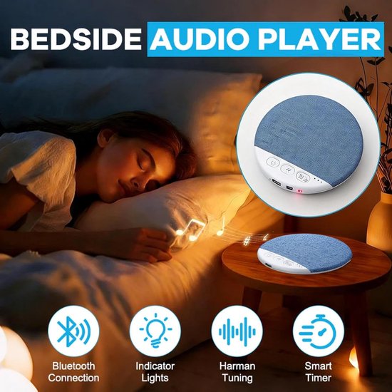OSALADI Kussenluidspreker – Slaapbare Speaker Onder Hoofdkussen – Ultradun, Met 3,5mm Jack – Voor Ontspannen Muziek Of Podcasts In Bed