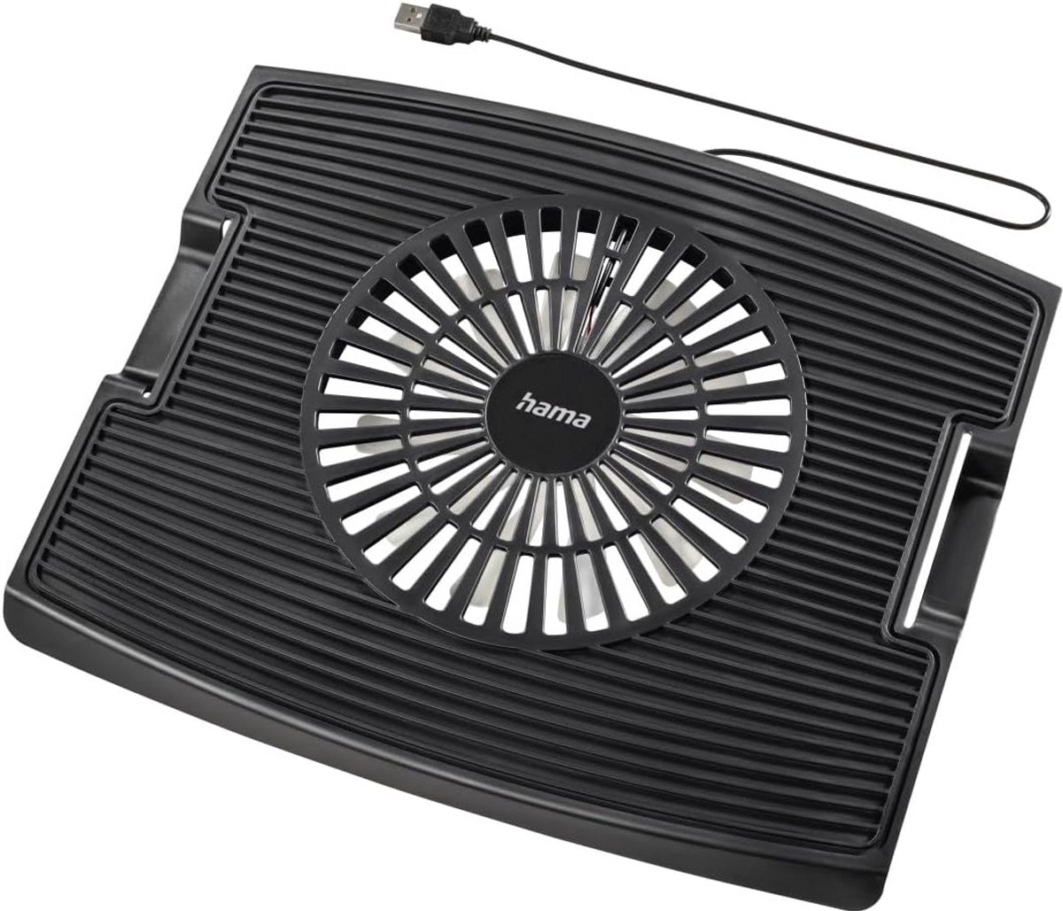 Laptop Koeler Standaard met Ventilator voor 15.6 Inch Laptops - USB Aangedreven en Stil