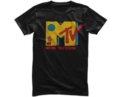 MTV Radio Transistor Logo T-Shirt 4XL