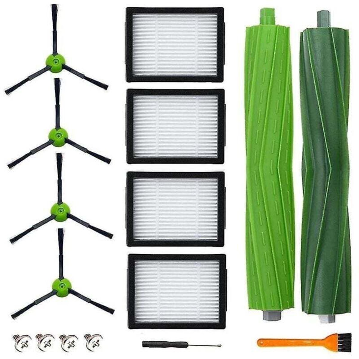 Vervangingsonderdelen Geschikt voor Roomba i3 i3+ i7 i7+ i4 i6 i6+ i8 i8, vervangende accessoirekits Geschikt voor Plus E5 E6 E7 J7 I, E & J