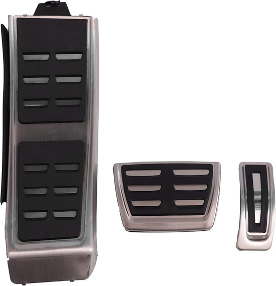 Set Antislip Pedalen Covers voor Automaten - RVS en Rubber van Merkloos — afbeelding 2
