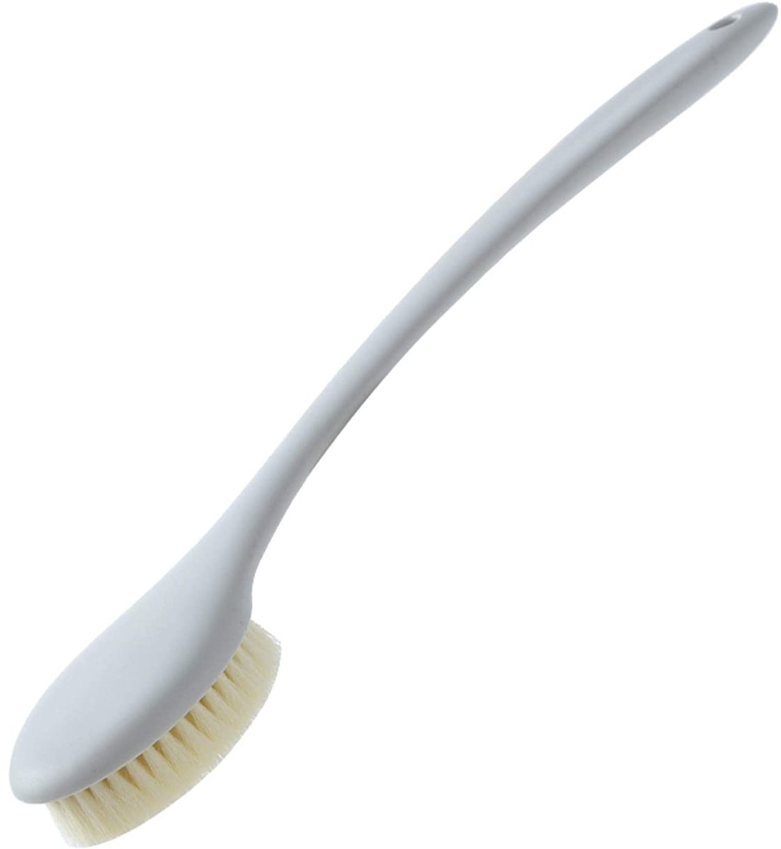Badborstel – Rugborstel – Ergonomisch lang handvat – 1 stuk – Grijs