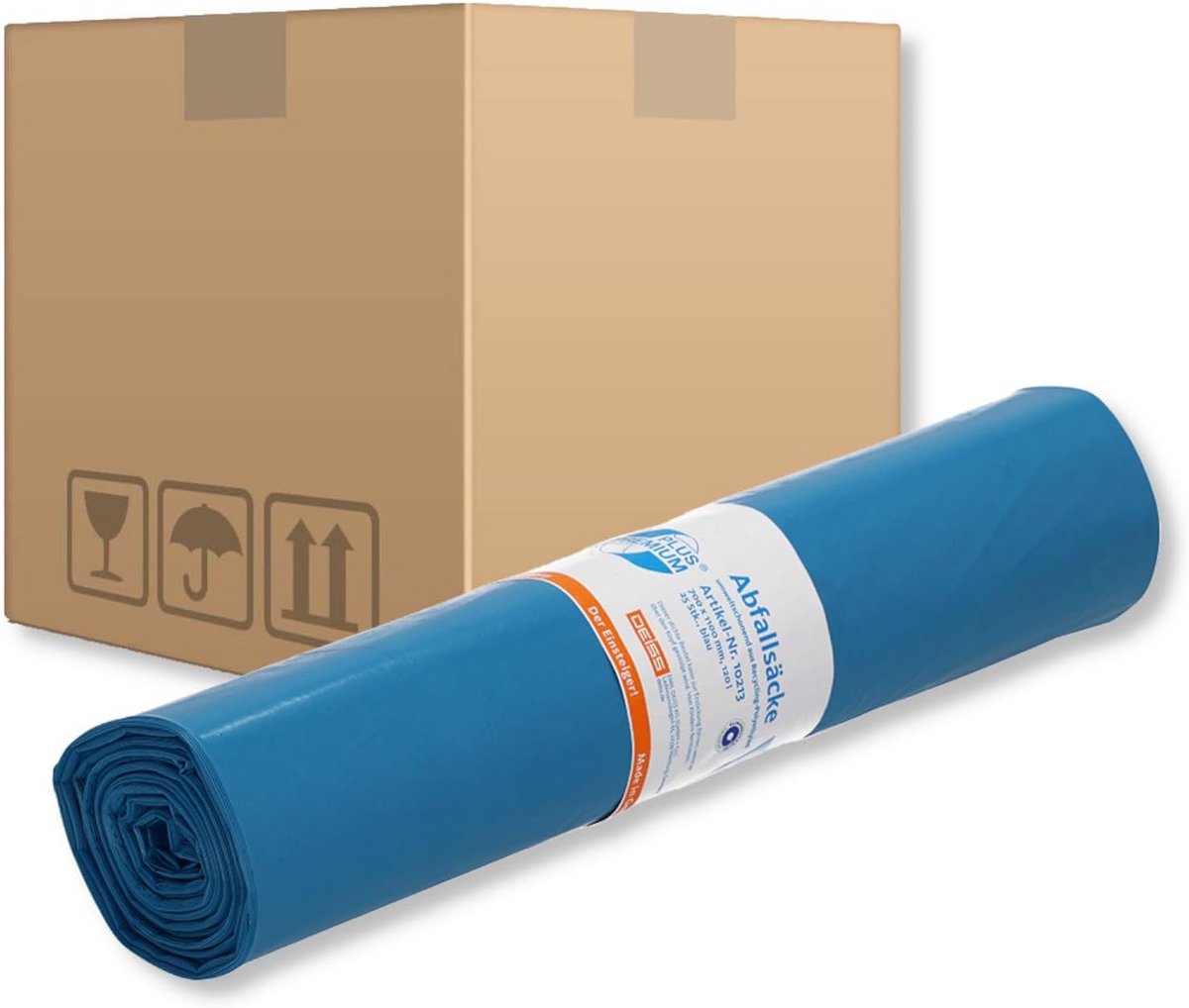 Extra Sterke Afvalzakken 120L Blauw - Scheurbestendige Vuilniszakken op Rol