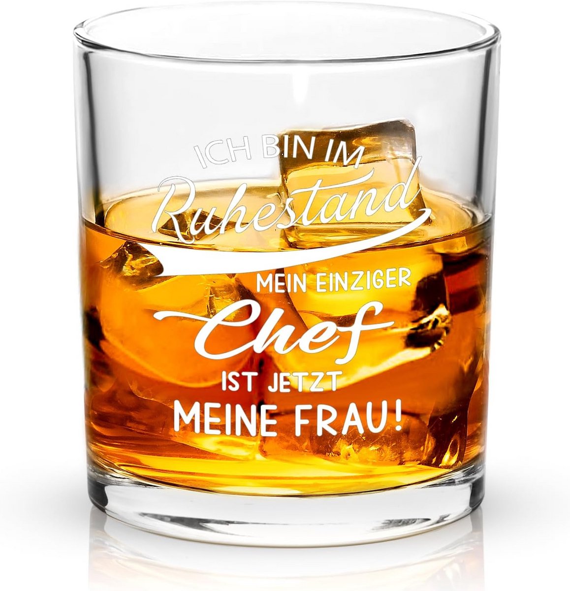 Whiskyglas met Pensioen Tekst als Uniek Afscheidscadeau voor Mannen en Vrouwen