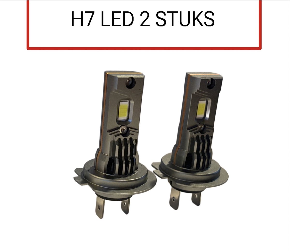 Medj-H7 Led -6000K-Auto-Canbus-12V-2Stuks
