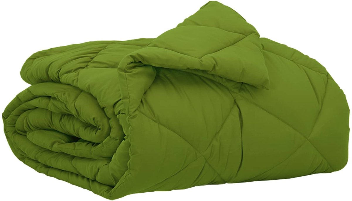 vidaXL - Zomer - Deken - Groen - 200 - x - 140 - cm - Microvezel