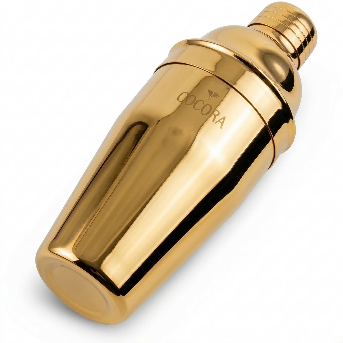 Cocora Cocktail Shaker - Cocktailshaker 500 ml - Roestvrijstaal (RVS) - Goud