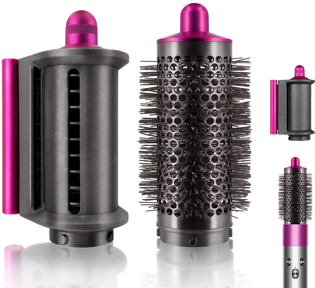 Geschikt voor Anti-Flying Nozzle Ronde Volumizing Borstel voor Styler HS01/HS05, Smoothing Dryer Attachment -Belle's product