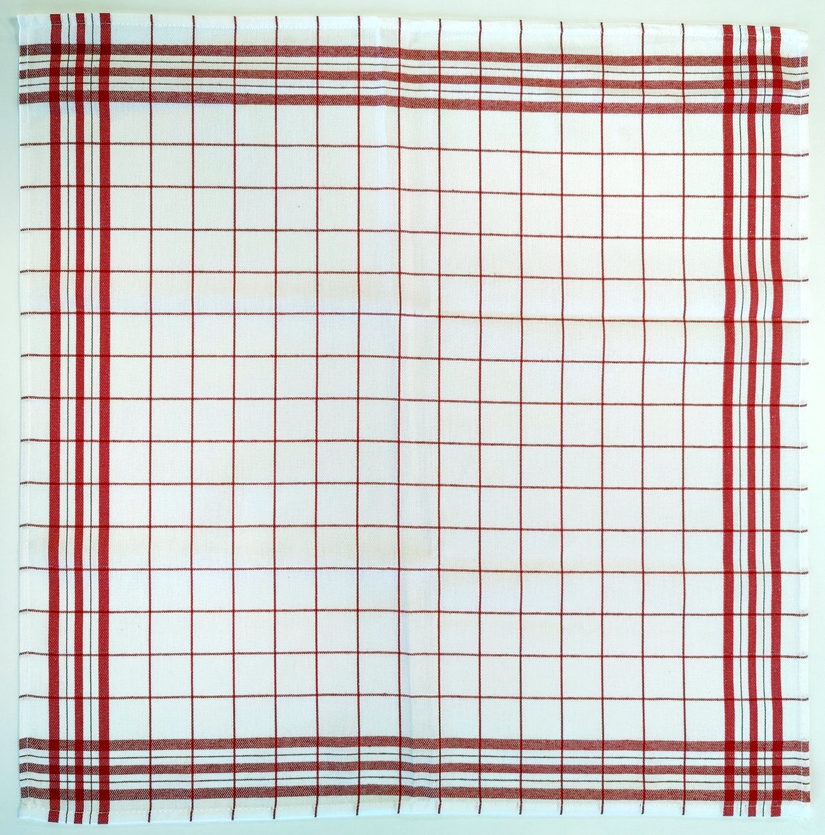 Keukenhanddoek Resto 70x70 cm rood (set van 6 stuks)