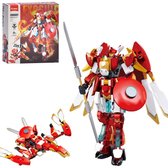 Sluban Exosuit Robot Red Phoenix bouwspeelgoed 2in1 actiefiguur - Constructiespeelgoed - bouwset met 248 bouwstenen - M38-B1277 - vanaf 6 jaar