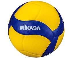 Mikasa - Volleyball - V200W FIVB - Volleyball - Unisex - Microfiber - Pro Gameball - Geel/Blauw - Maat 5