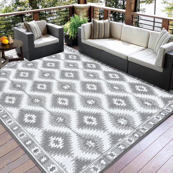 Omkeerbaar Buiten Tapijt 120x180 cm - Weerbestendig en UV-Bestendig Polypropyleen — afbeelding 2