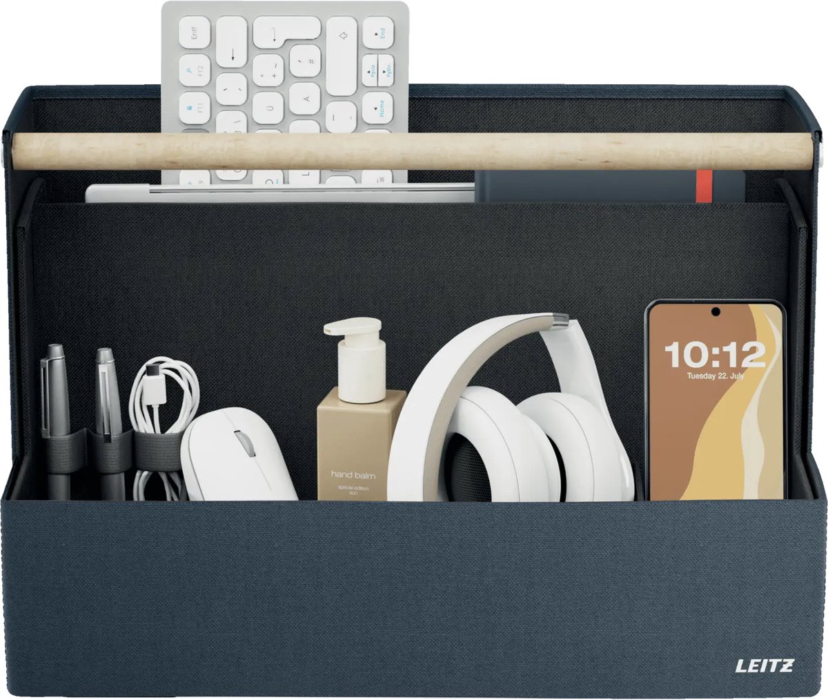 Leitz Stoffen - Draagbare bureau organiser met handvat - Donkergrijs