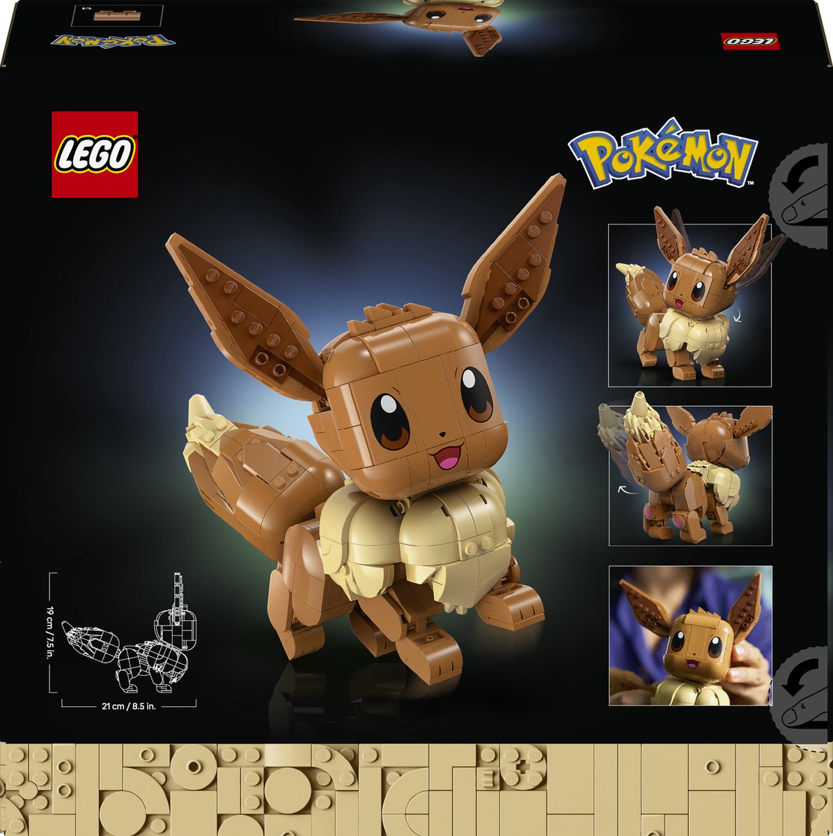 LEGO Pokémon Eevee Bouwpakket voor Volwassenen met Dieren Figuur - 72151 — afbeelding 11