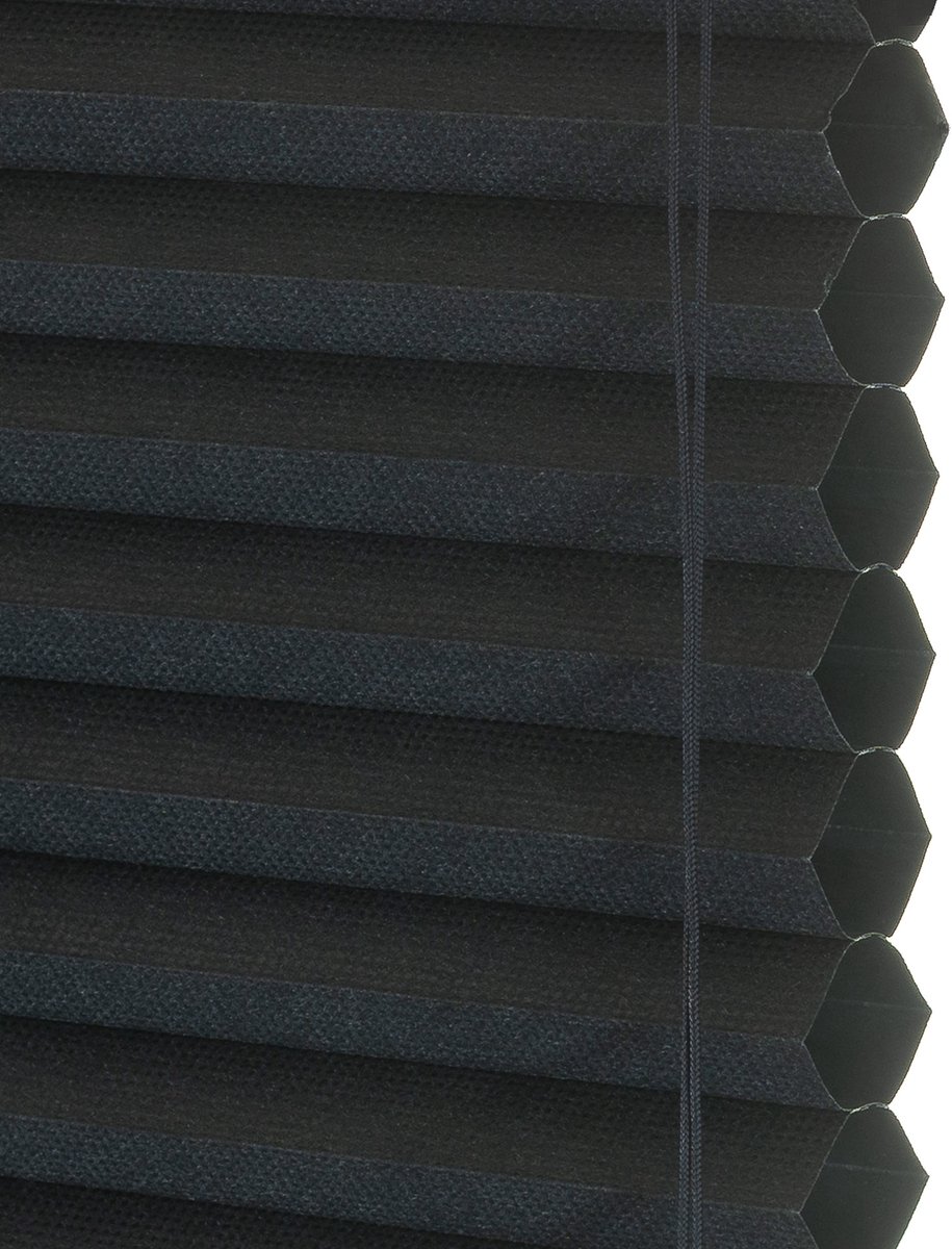 Dutchblinds - Plisségordijnen - verduisterend - Zwart - 40 x 175 cm - Raamdecoratie op maat – foto 8