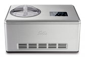 Solis Gelateria Pro Touch 3-in-1 IJsmachine - Zelfgemaakt IJs, Yoghurtijs en Slush - 2 Liter - Touch Display - RVS